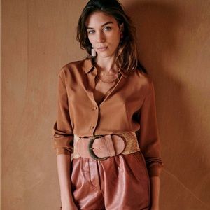 Sezane ann shirt size 38